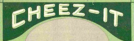Vintage Green Cheez-It Logo