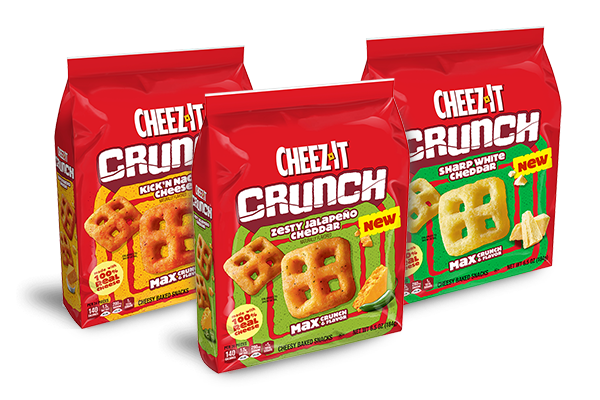 Cheez-It® Crunch® Product Boxes