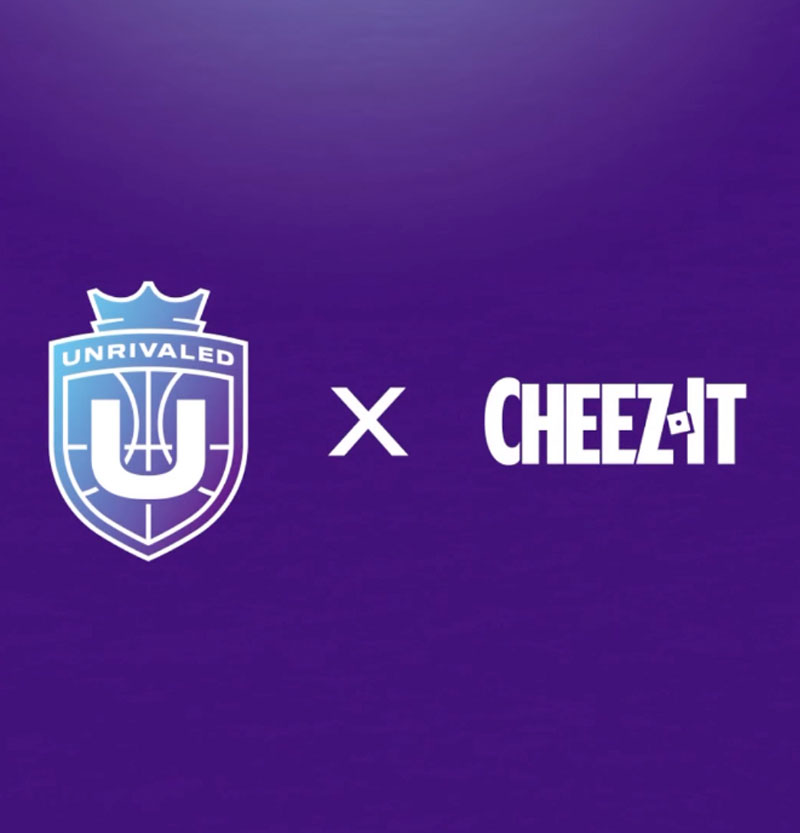 Unrivaled and Cheez-It logos