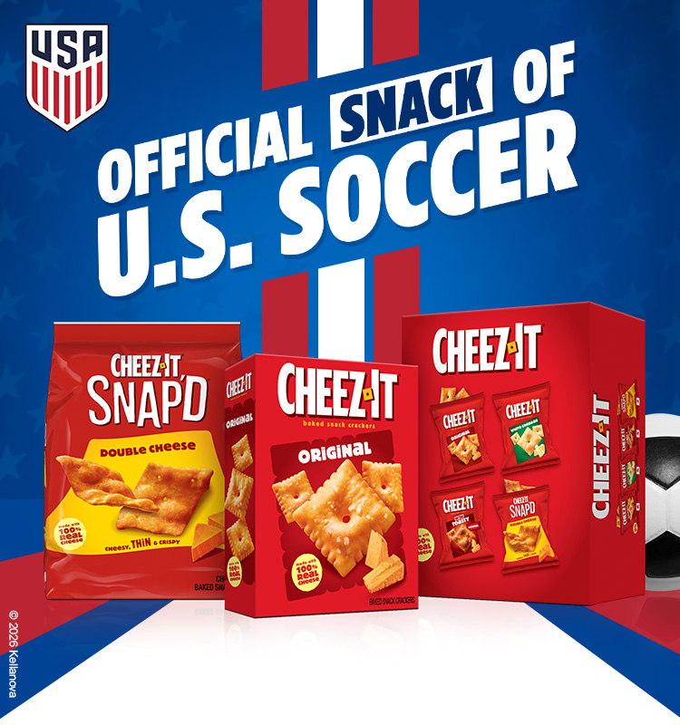 Official snack of US Soccer.